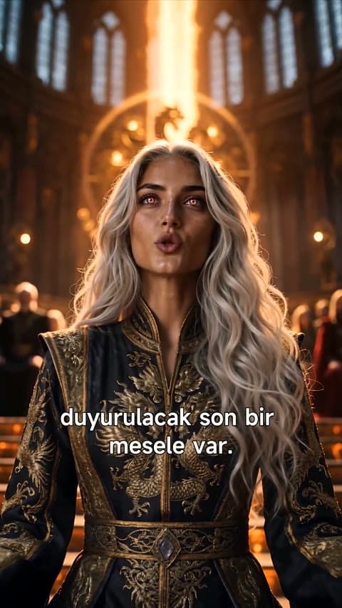 (Dublajlı) Ejderha Kraliçesi'nin Önünde Diz Çök 38. Bölüm